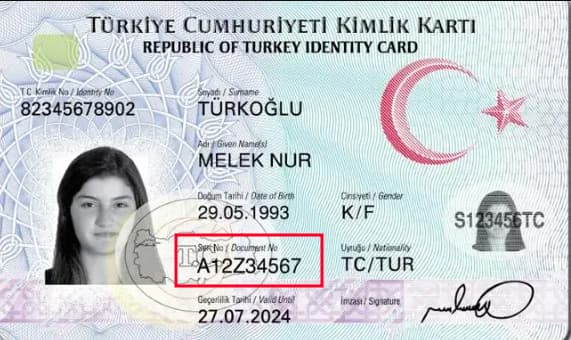 Nüfus cüzdanı sıra ve seri no nasıl bulunur?