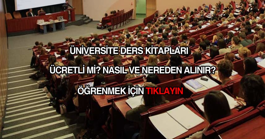 Üniversite ders kitapları nereden alınır?